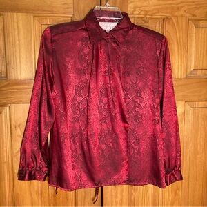 EUC Vintage Jaclyn Smith Career Blouse Size 10